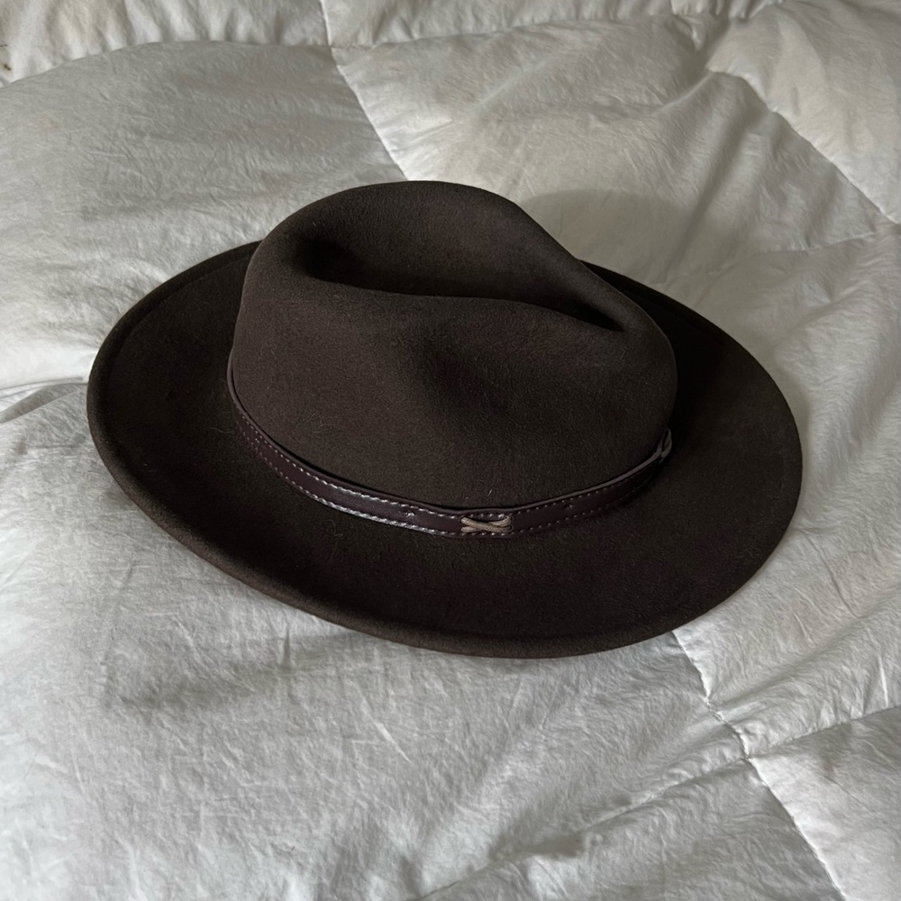 Pendleton Dark Brown Wool Fedora Hat